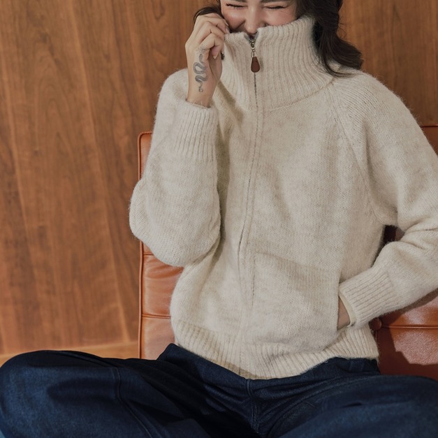 首爾花紗毛衣外套 3色（現貨）