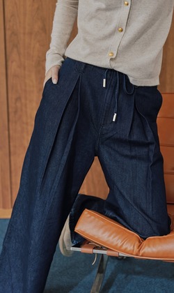 山樂單寧天絲牛仔褲 （現貨）