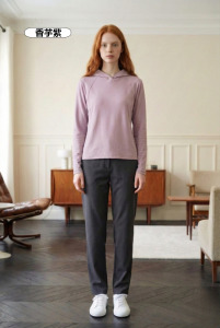 德絨連帽休閒長T 4色（現貨）