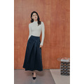 法式絲毛緞面半身裙 2色（現貨）_28