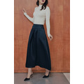 法式絲毛緞面半身裙 2色（現貨）_32