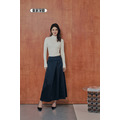 法式絲毛緞面半身裙 2色（現貨）_2
