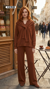 冬季20%天絲三件式套裝 3色（現貨）