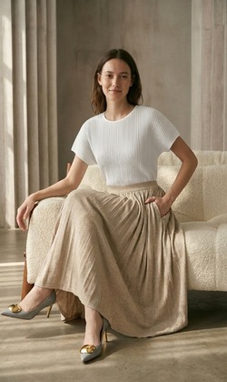 百立褶顯瘦上衣 5色 （現貨）