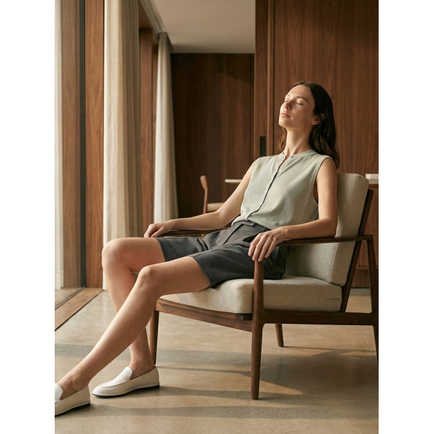 極細支天絲無袖上衣 4色 （現貨）