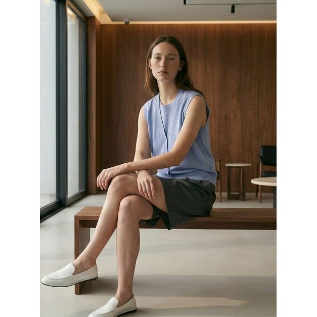 洛爾老錢風假兩件上衣 3色 （現貨）