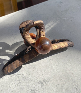 ｜鯊魚夾｜秋風 • 纏繞一字 盤髮髮夾 單只販售