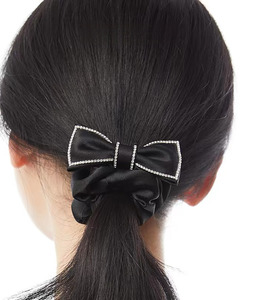 ｜髮繩｜秉持 • 素色蝴蝶結 大腸圈髮圈髮飾 單只販售