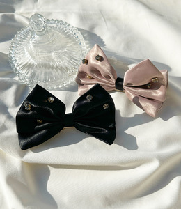 ｜壓夾｜愛麗 • 鋯石立體蝴蝶結 髮夾髮飾 單只販售