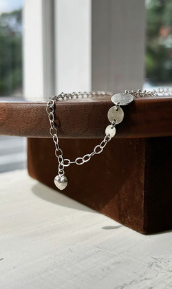 ｜純銀項鍊 925｜懂得 • 愛心 頸鍊鎖骨鏈  單只販售