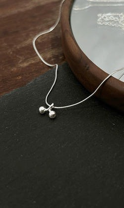 ｜純銀項鍊 925｜超越 • 櫻桃 頸鍊鎖骨鏈  單只販售