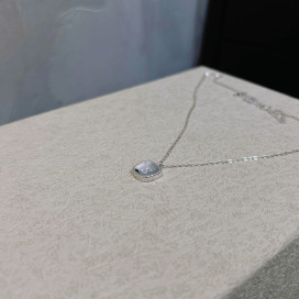 ｜純銀項鍊 925｜嚴謹 • S字方形 毛衣鏈頸鏈鎖骨鏈  單只販售