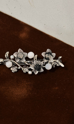 ｜壓夾｜風景 • 琉璃花 抓夾盤髮夾 單只販售