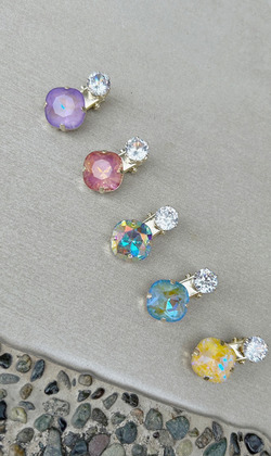 ｜壓夾｜紀念 &bull; 水晶鋯石 小小夾 抓夾盤髮夾 單只販售