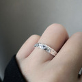 ｜純銀戒指 925｜彼岸 • 不規則鑲鑽戒指 單只販售_3