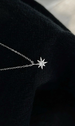 ｜純銀項鍊 925｜芒星 • 鋯石星星 毛衣鏈頸鏈鎖骨鏈戒指耳環  單只販售