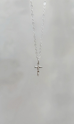 ｜純銀項鍊 925｜緣故 &bull; 不規則十字架 毛衣鏈頸鏈鎖骨鏈戒指耳環  單只販售