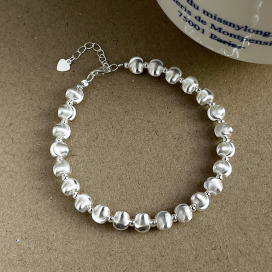 ｜純銀手鏈925｜幻想 • 珠珠 手鍊素鏈銀鏈 單只販售