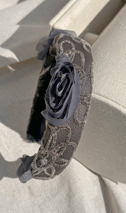 ｜髮箍｜飛往 • 立體紗花 布藝髮飾手工飾品