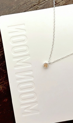 ｜純銀項鏈 925｜滋蔓 &bull; 單顆鋯石 項鍊素鏈銀鏈簡約 單只販售