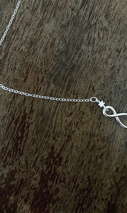 ｜純銀項鏈 925｜初 • 無限鋯石 項鍊素鏈銀鏈簡約 單只販售