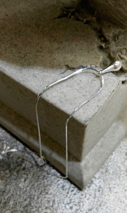 ｜純銀項鍊 925｜溫潤 &bull; 水滴 頸鍊鎖骨鏈  單只販售