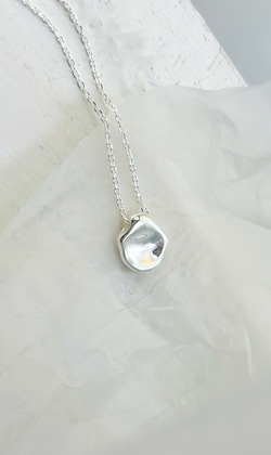 ｜純銀項鍊 925｜沈默 &bull; 方形 毛衣鏈頸鏈鎖骨鏈  單只販售