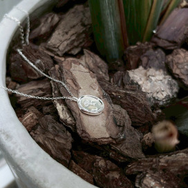 ｜純銀項鍊 925｜如意 &bull; 小花橢圓 毛衣鏈頸鏈鎖骨鏈  單只販售