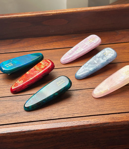 ｜壓夾｜梨花 &bull; 壓克力水滴 髮夾劉海夾邊夾髮飾 單支販售