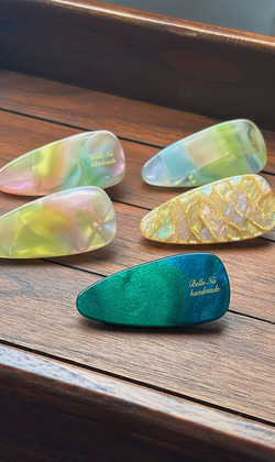 ｜壓夾｜深秋 &bull; 壓克力水滴 髮夾劉海夾邊夾髮飾 單支販售