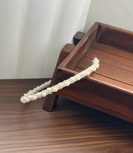 ｜髮箍｜飛舞 &bull; 珍珠 劉海布藝髮飾 單支販售