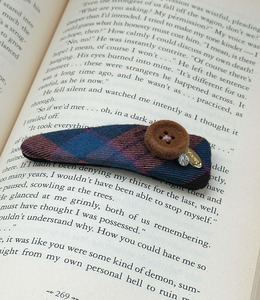 ｜bb夾｜秋葉 &bull; 鈕扣水滴 髮夾劉海夾邊夾髮飾 單支販售