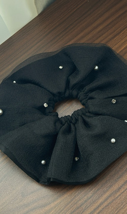 ｜大腸圈｜飄遊 &bull; 雙層 布藝髮圈髮束髮飾 單支販售