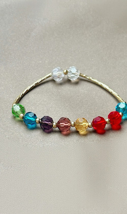 ｜手鏈｜夜色 &bull; 彩色珠珠 手鍊串珠