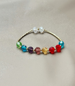 ｜手鏈｜夜色 &bull; 彩色珠珠 手鍊串珠