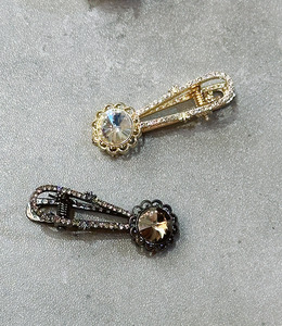 ｜壓夾｜相聚 ‧ 鋯石太陽花 髮夾邊夾髮飾 單只販售