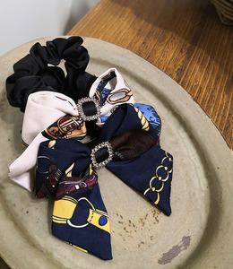 ｜大腸圈｜蝴蝶結大腸圈  髮圈髮飾綁頭髮大腸圈 單隻販售(花布設計)