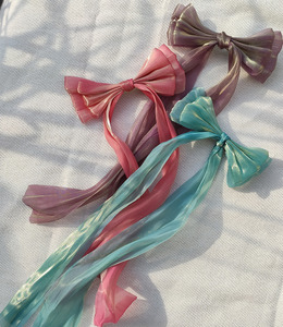 ｜壓夾｜炫彩蝴蝶結 髮夾髮飾鯊魚夾抓夾邊夾裝飾 單隻販售(童話夢幻公主)