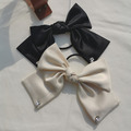 ｜髮圈｜微涼 ‧ 素色蝴蝶結 大腸圈髮束髮飾 單只販售