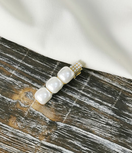 ｜壓夾｜荷香 ‧ 珍珠一字 髮夾瀏海夾髮飾 單只販售