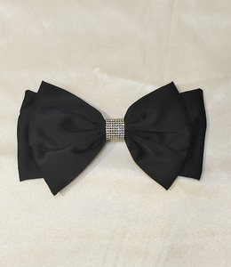 ｜彈簧夾｜雙層蝴蝶結 髮夾髮飾邊夾壓夾抓夾 單隻販售