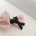 ｜壓夾｜雙雁 ‧ 蝴蝶結復古可愛 髮夾髮飾邊夾壓夾鯊魚夾 單只販售(神秘可愛)_1