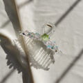 ｜鯊魚夾｜徘徊 ‧ 水晶花 抓夾盤髮夾 單只販售_1