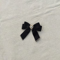 ｜壓夾｜黑色個性蝴蝶結 髮夾髮飾邊夾壓夾 單只販售_3