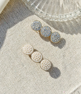 ｜彈簧夾｜圓融 ‧ 小小圓圓一字 髮夾邊夾髮飾 單只販售