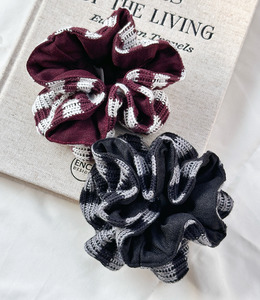 ｜大腸圈｜簡單 • 毛線 布藝髮圈髮束髮飾 單支販售