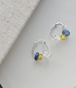 ｜耳飾｜天空的元素 • 圓圈 耳針耳環