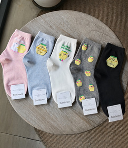 ｜韓國襪｜香蕉牛奶女生襪