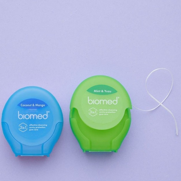 【蓓齒美 Biomed】3 in 1潔齒海綿牙線(50m) (共2款)