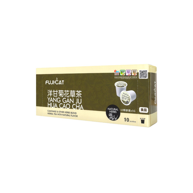 KCC-3001洋甘菊花草茶膠囊10入/盒(適用FUJICAT咖啡機)
